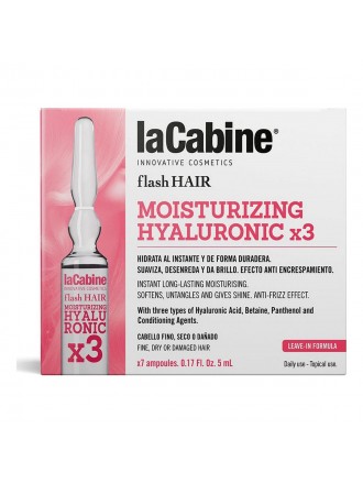 Fiale laCabine Flash Hair Idratanti all'Acido Ialuronico (7 pezzi)
