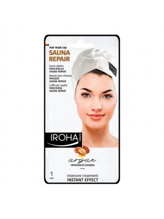 Maschera per capelli riparatrice Iroha Sauna Repair Olio di Argan