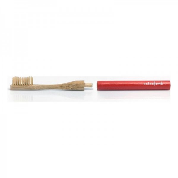 Toothbrush Headless Naturbrush Red (1 Piece)