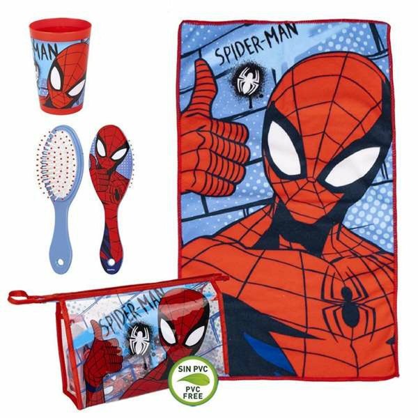Child's Toiletries Travel Set Spiderman 4 Pieces