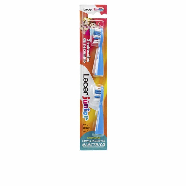 Spare for Electric Toothbrush Lacer Blue Junior (2 Units)