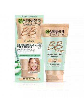 Hydrating Cream with Colour Garnier Skin Naturals Spf 15 Clear (50 ml)