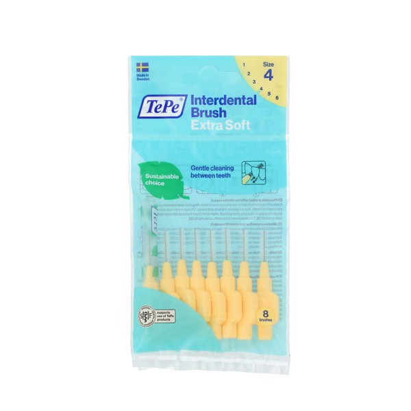 Interdental brushes Tepe Yellow 0,7 mm Supersoft (8 Pieces)